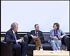 Gerhard Rettenegger, Michael Schmolke und Elisabeth Klaus im Gespräch Bild: Gerhard Rettenegger, Michael Schmolke und Elisabeth Klaus im Gespräch